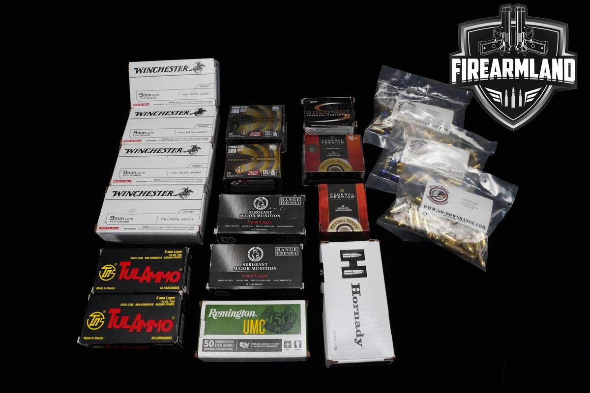 9mm Ammo 9mm 750 ROUNDS AMMO