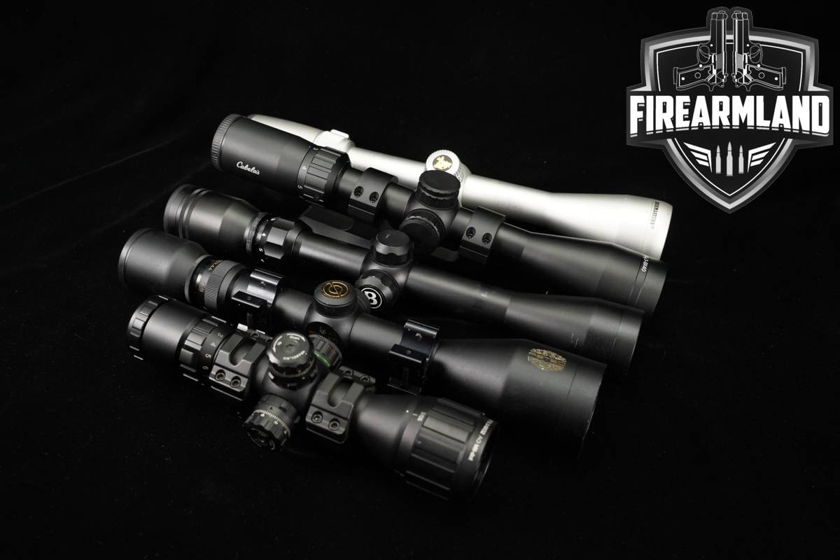 Five Scope Lot Hunting/LPVO 5 pc Bushnell Nikon Simmons Cabela's UTG Scopes