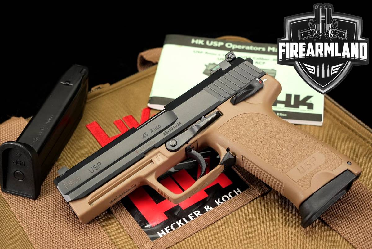 LIMITED 1 Of 500 Heckler & Koch USP 45 Auto 45ACP H&K TAUPE USP45 +2 MAGS