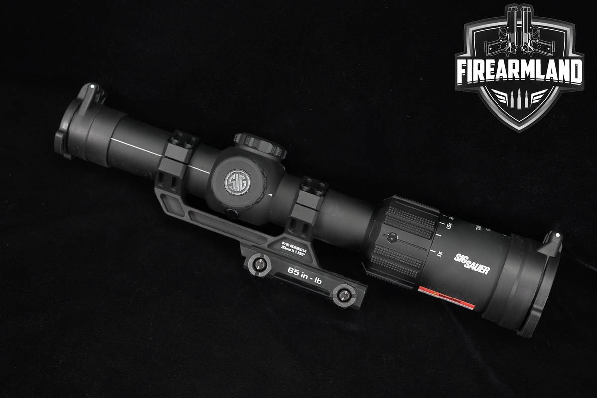 Sig Sauer TANGO-MSR 1-6X24 Illuminated BDC6 Reticle SFP LPVO