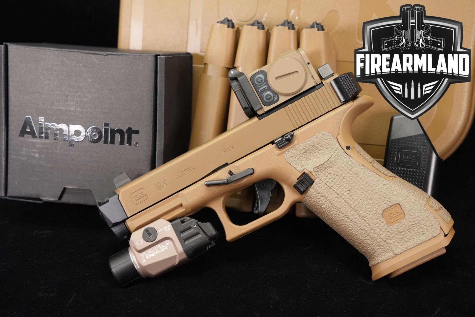 Glock 19X MOS 9mm Coyote +5 Mags Original Case | Sold