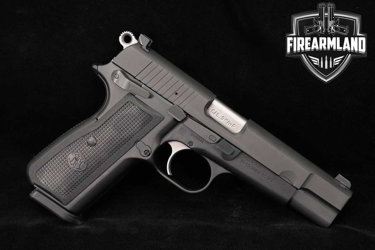 LIKE-NEW FN America HIGH POWER 9mm 4.7" Hipower Pistol +2 MAGS