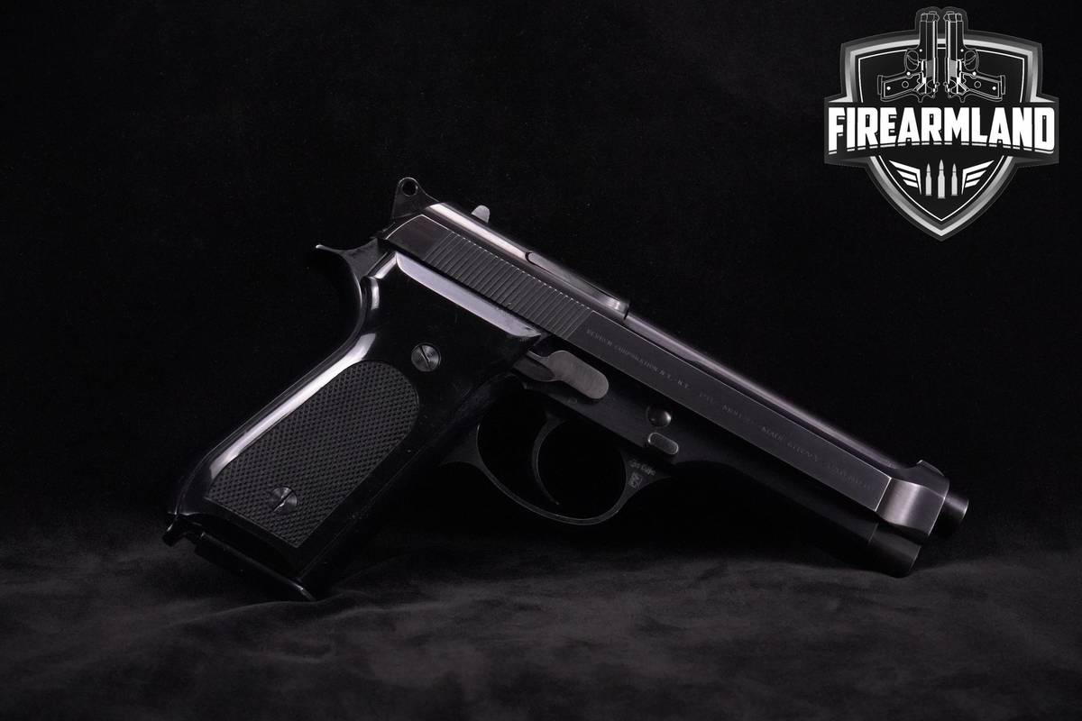 1977 Beretta Model 92 First Step Slide 9mm 4.9" Blued Beretta 92 VINTAGE