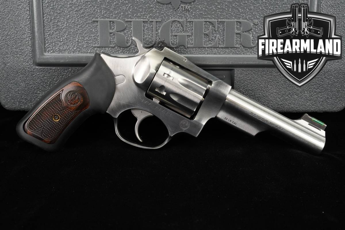 Ruger SP101 22LR 4.2" Satin Stainless SP-101 +ORIG CASE