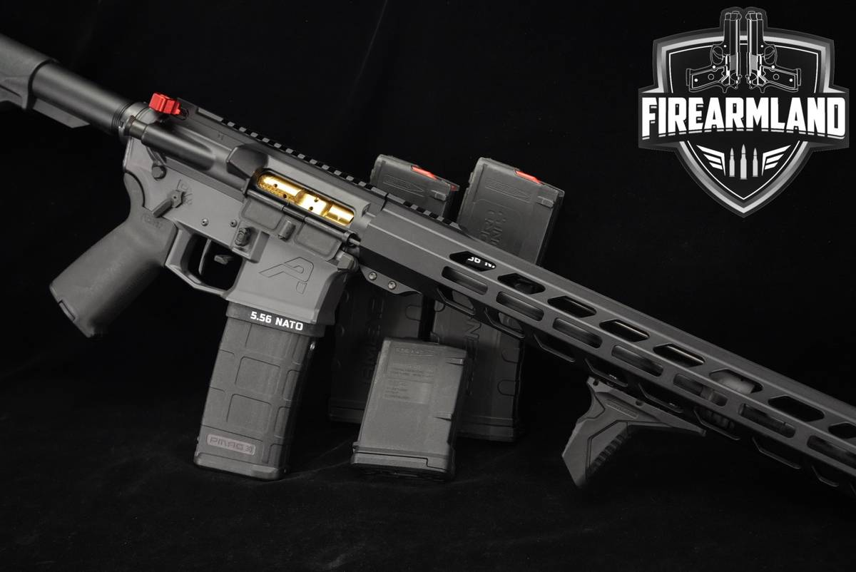 CUSTOM Aero Precision M4E1 5.56 NATO AR-15 AR15 16" Gold BCG M4-E1 +4 MAGS