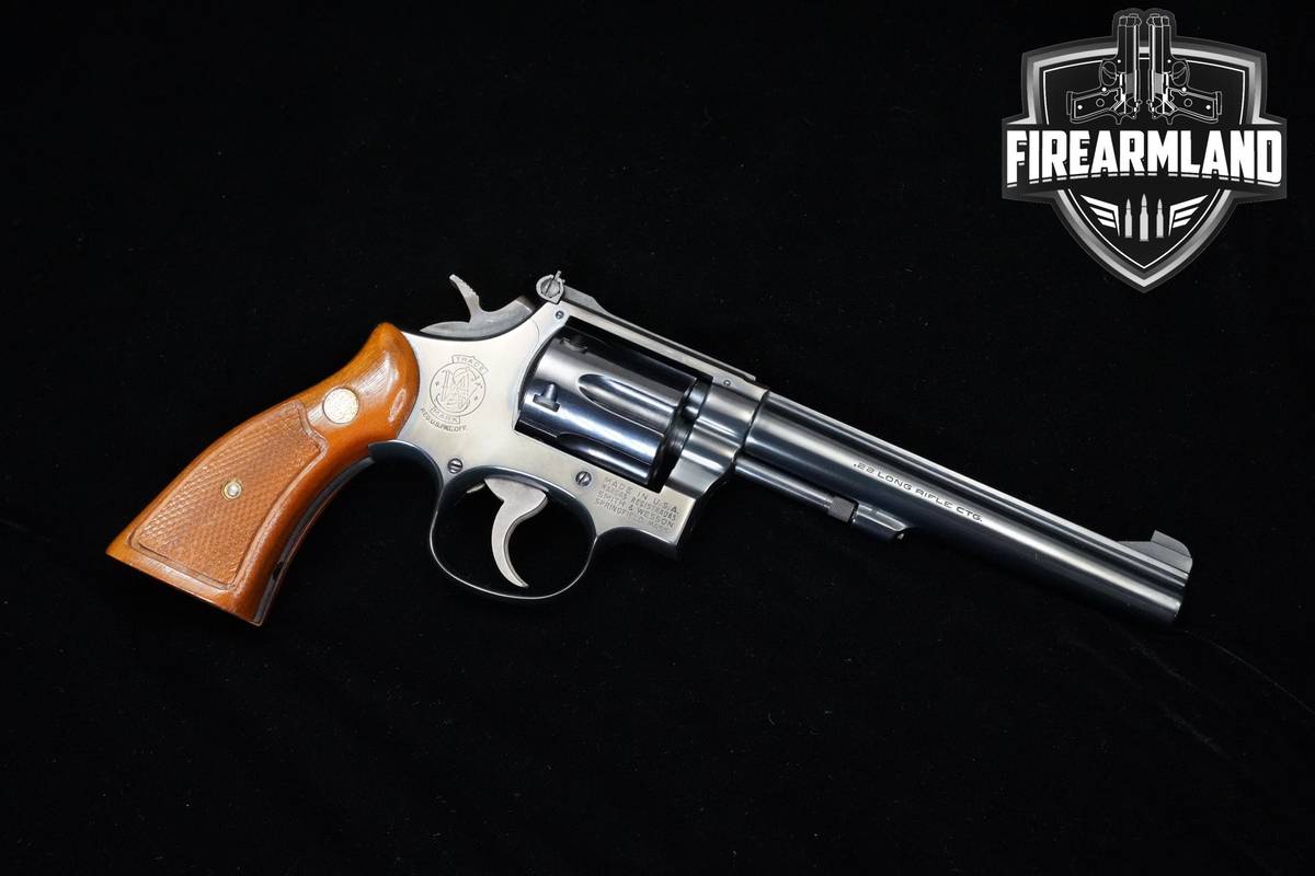 1980 Smith & Wesson (S&W) Model 17-4 K-22 Masterpiece 22LR 6" S&W 17-4