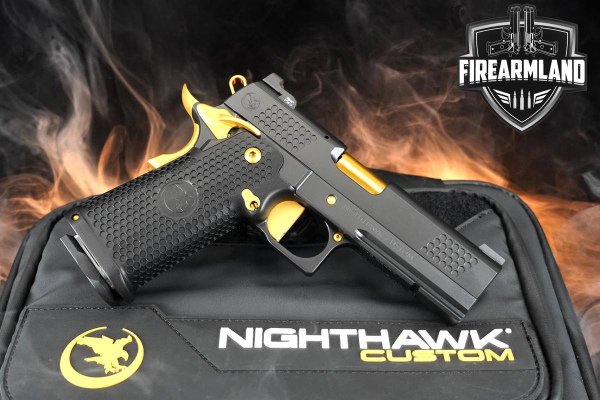 Nighthawk Custom TRS Commander IOS Optic-Ready 1911 9mm 2011 +2 MAGS & CASE