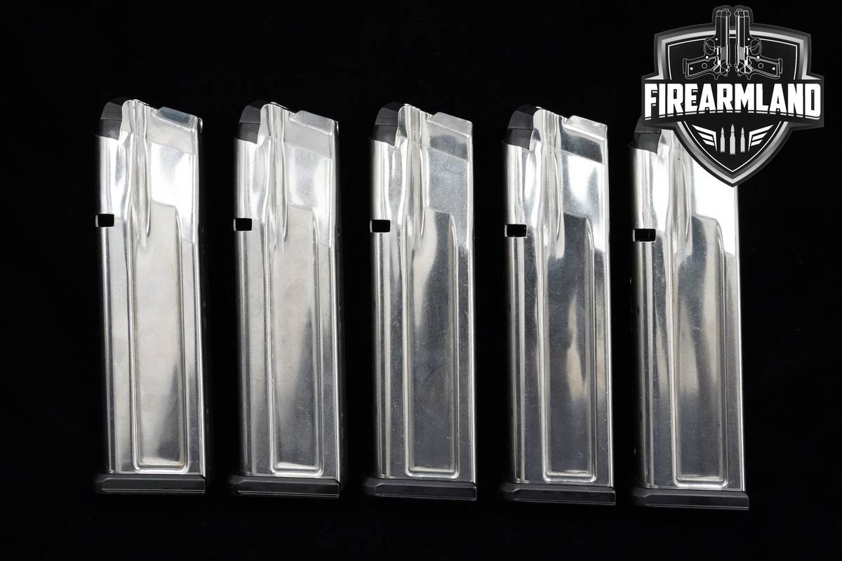 FIVE Staccato (STI) 17 Round 9mm 2011 Magazines Staccato 2011 Mags