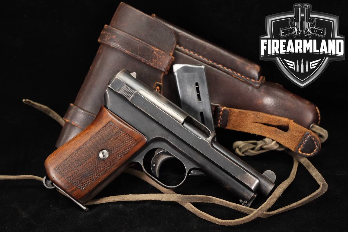 MATCHING Waffenfabrik Mauser A-G Oberndorf 1914 32 ACP WEIMAR +HOLSTER