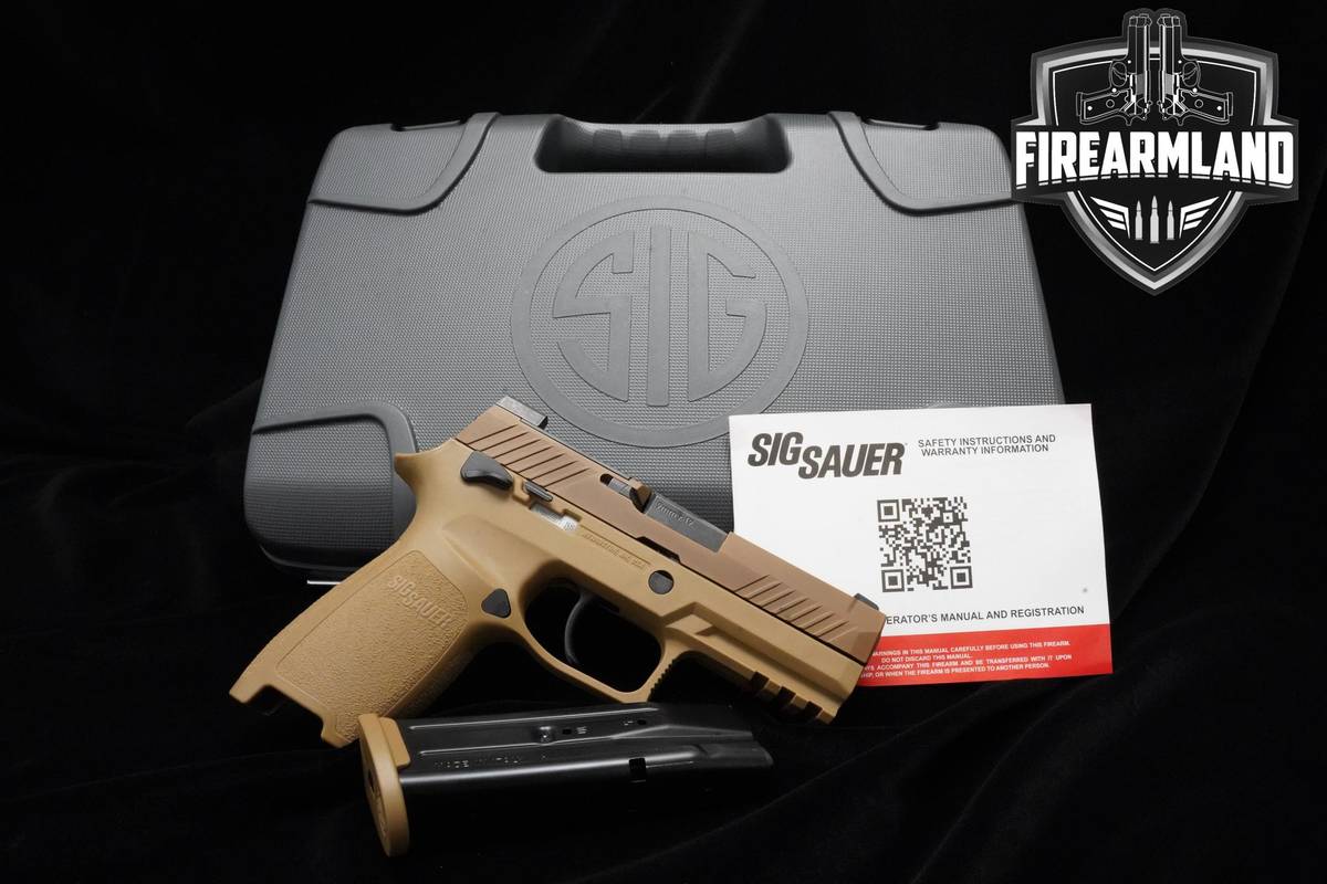 Sig Sauer P320 M18 CA Compliant Optic Ready 9mm P320 P-320 M-18 +ORIG CASE