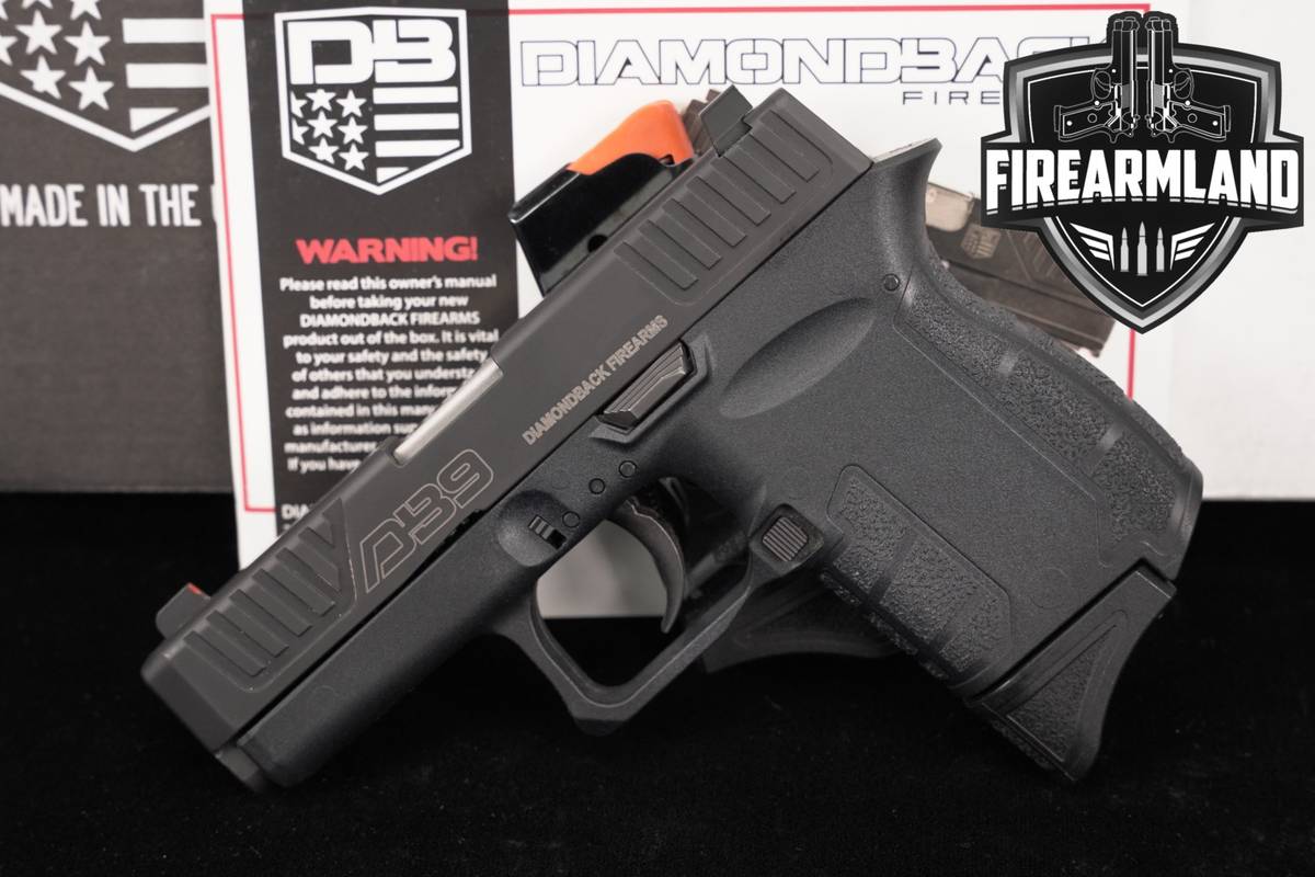 Diamondback DB9 Gen 4 9mm 3" DB 9 +2 MAGS & ORIG BOX