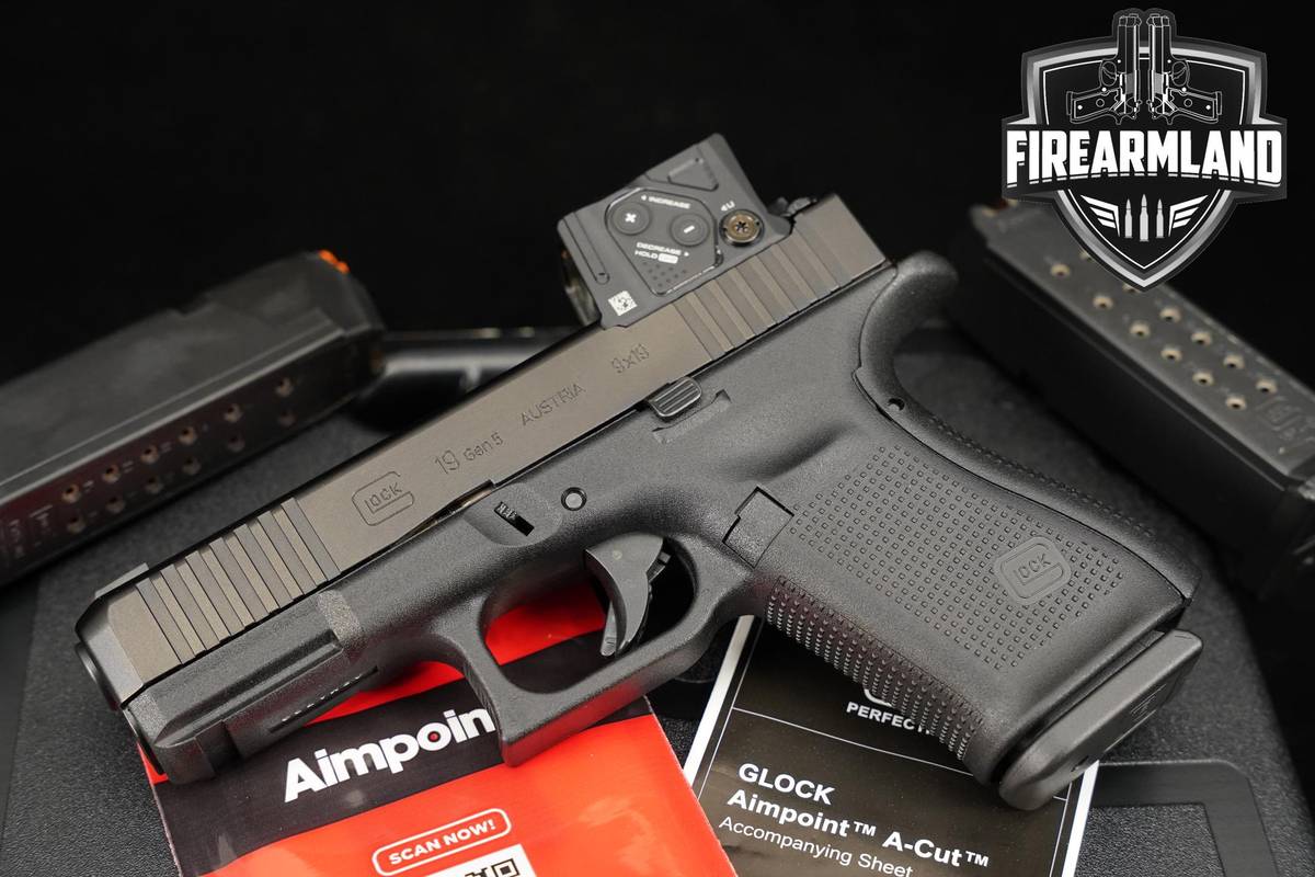 LIMITED EDITION Glock 19 Gen5 Aimpoint COA A-CUT 9mm G19 G Gen 5 Pistol