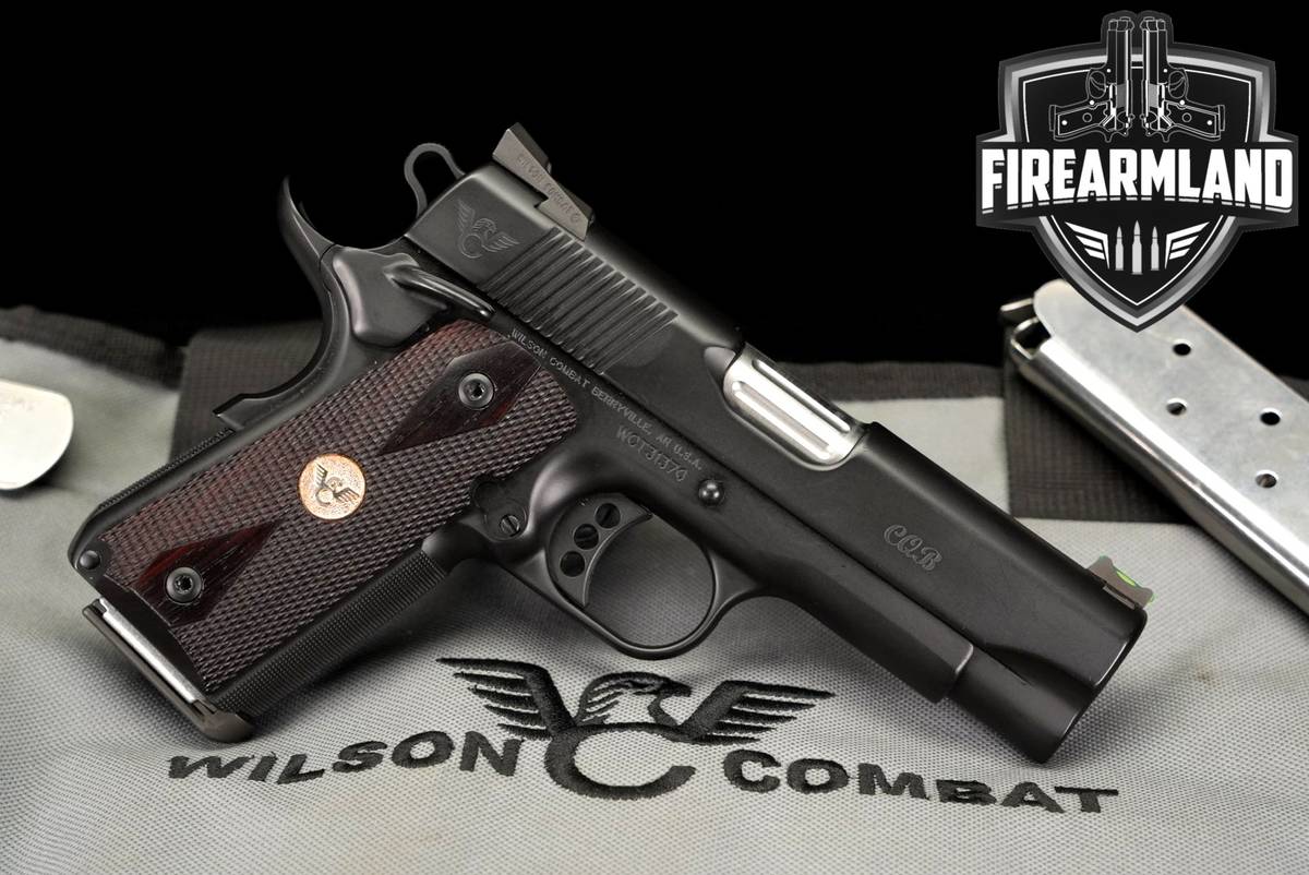 Wilson Combat WC CQB Compact Tactical SG 45 ACP 1911 4" +2 MAGS & ORIG CASE