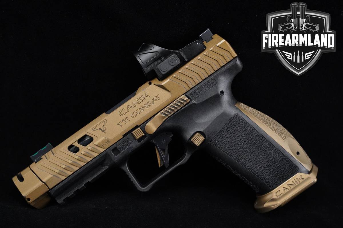 Canik TTI Combat 9mm 4.6" TTI Bronze Canik-TTI Combat +ORIG CASE & OPTIC