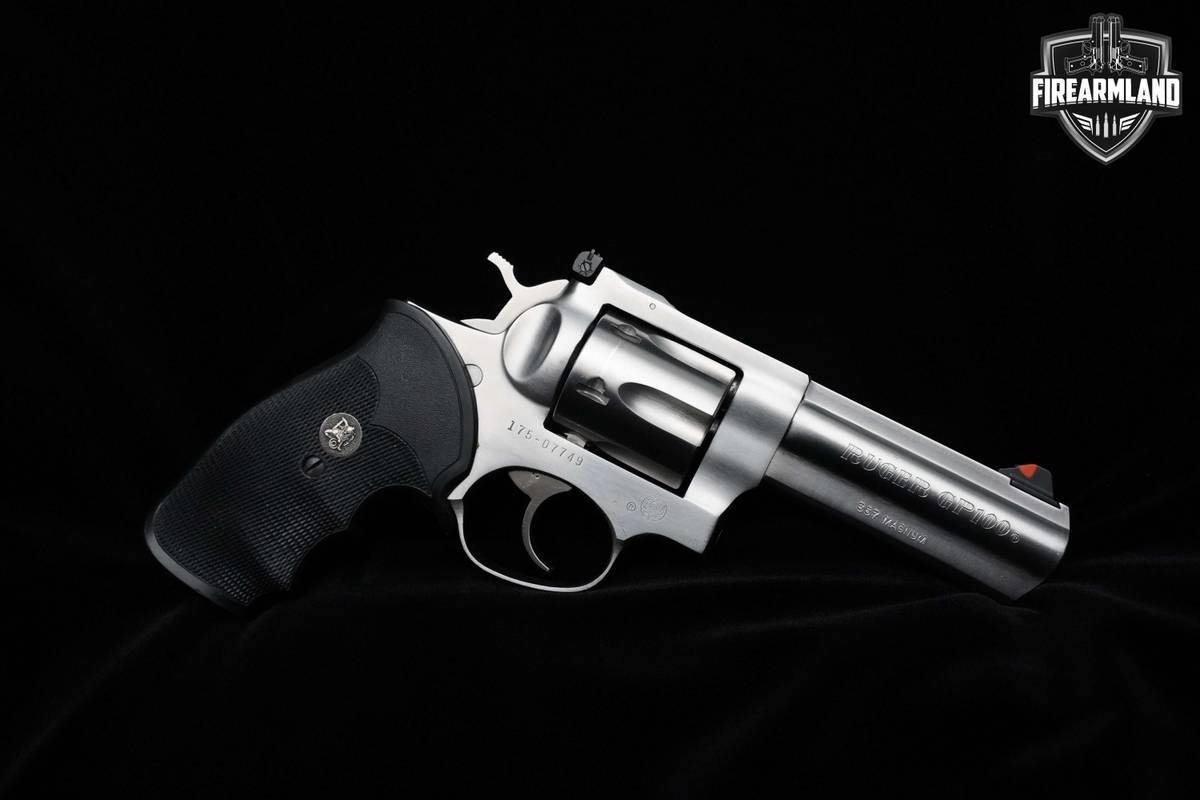 Ruger GP100 357-Mag Revolver DA/SA Stainless 4" 6 Shot Ruger 357 GP100 357