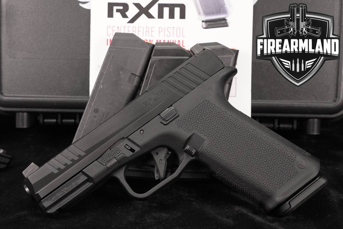Ruger RXM 9mm Optics-Ready G45 +4 MAGS, ORIG CASE, SPARE MAGPUL GRIPS