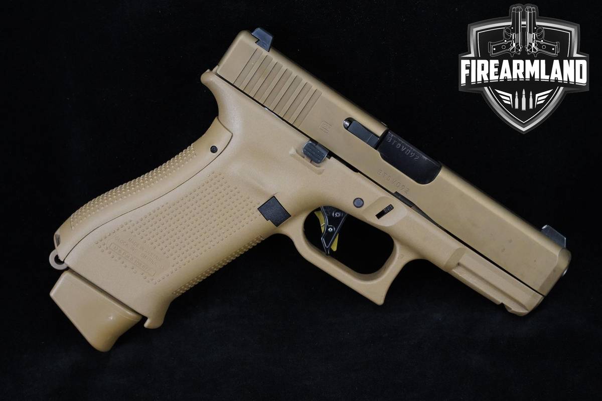 Glock 19X Crossover 9mm Coyote PVD Glock-19X G19-X G19X +3 MAGS & ORIG CASE