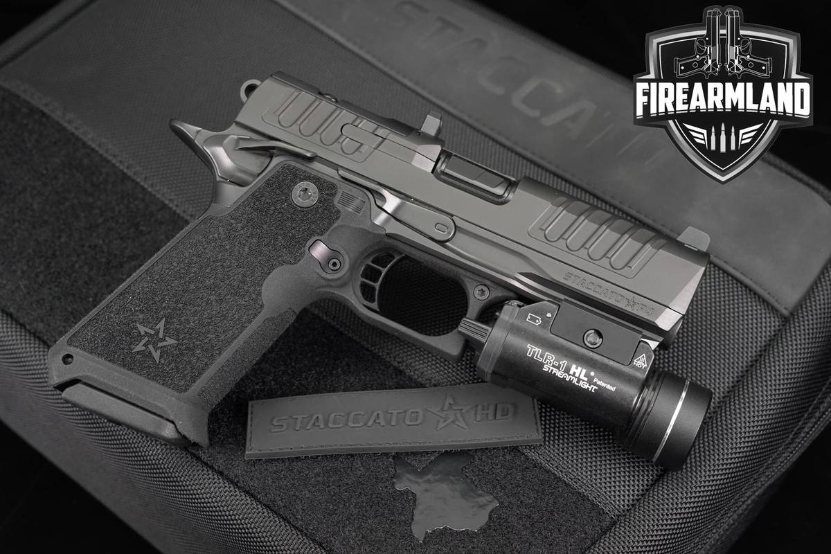Staccato STI P4 HD Optics-Ready 9mm 2011-1911 4" +5 MAGS & STREAMLIGHT TLR