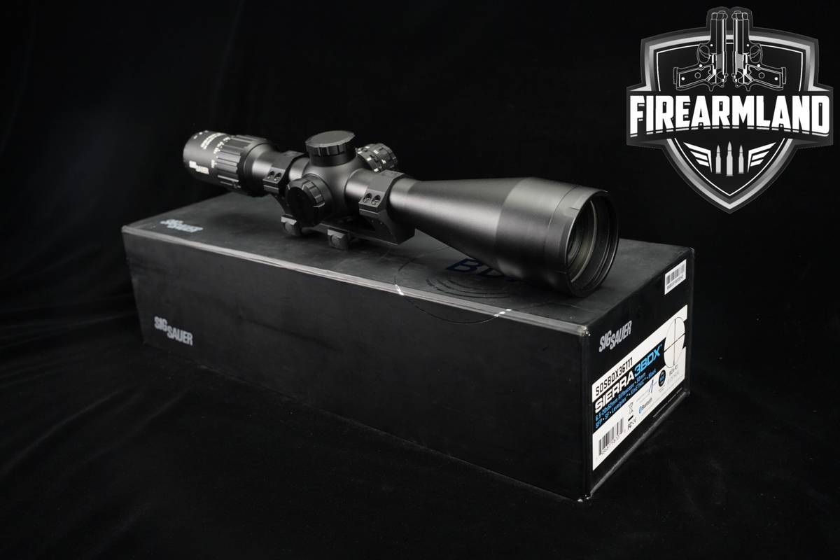 Sig Sauer Sierra3BDX 6.5-20X52MM BDX-R1 Digital Reticle SFP Scope +ORIG BOX