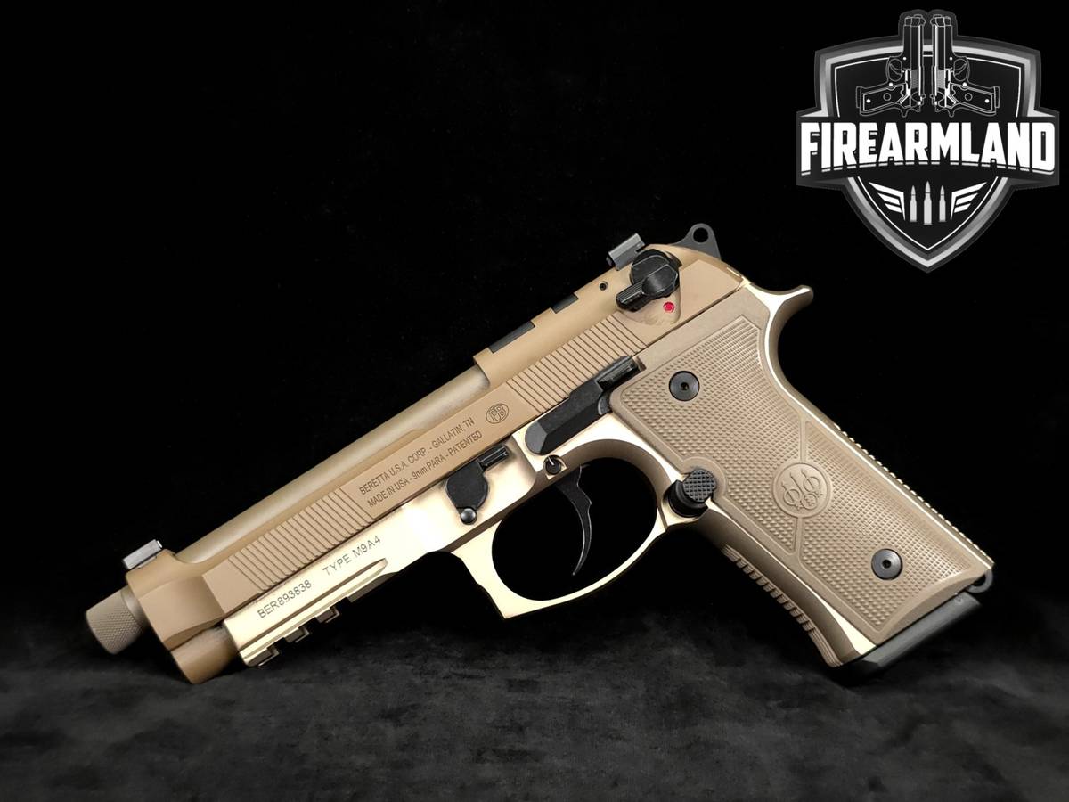 Beretta M9A4 G Full Size 9mm 5.1" FDE Cerakote M9 +3 MAGS & ORIG BOX