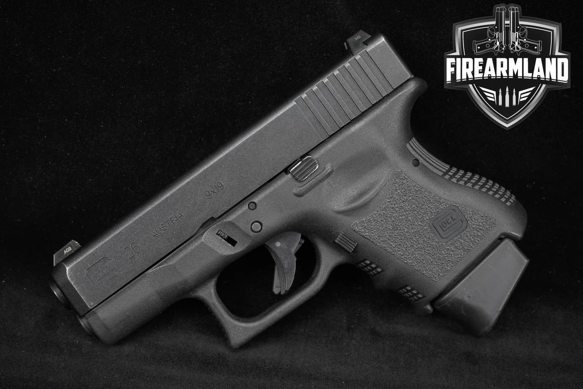 Glock 26 Gen3 9mm 3.43" SC G26 Gen-3 +5 MAGS & ORIG CASE