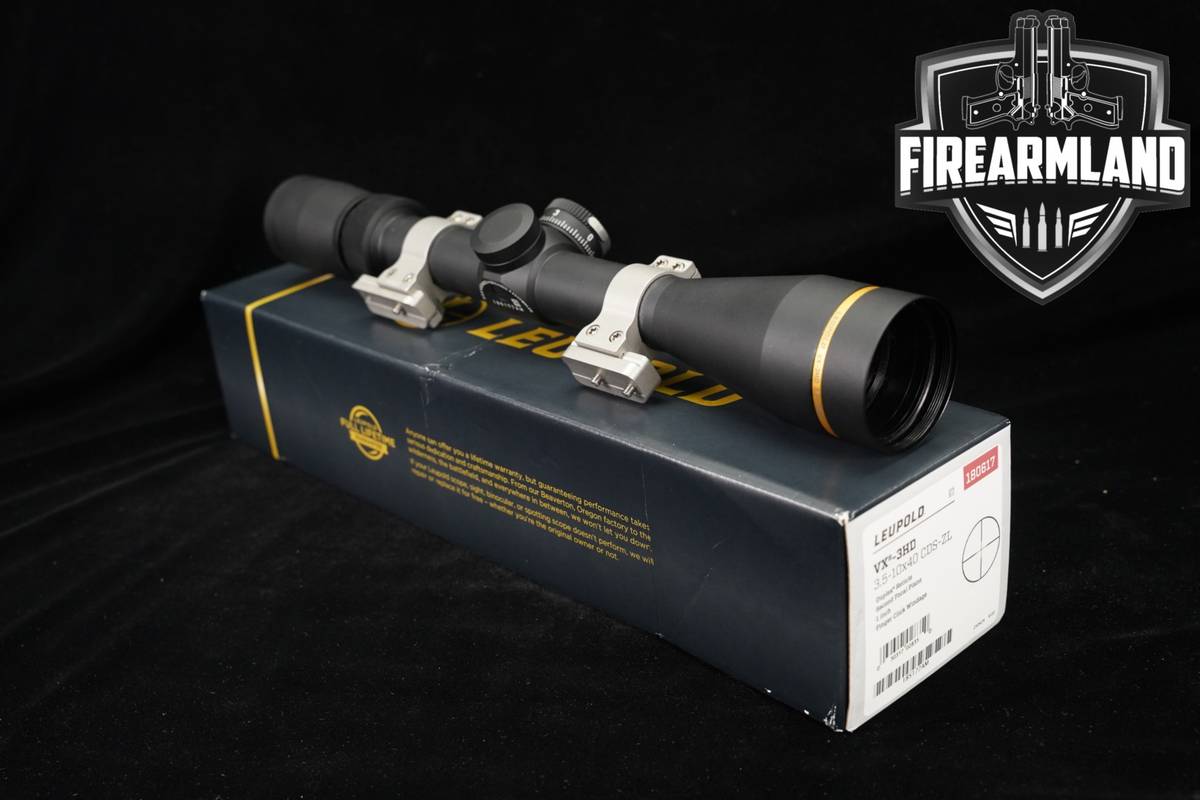 Leupold VX-3HD 3.5-10x40 CDS-ZL Duplex SFP MOA 1" Tube Scope VX3 +ORIG BOX