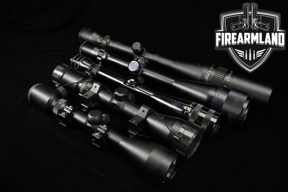 Five Scope Lot Hunt 5 Pack Redfield Bushnell Barska NcSTAR Mueller Scopes