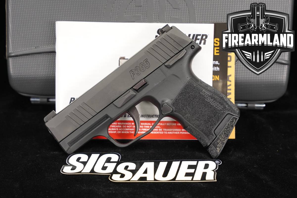 Sig Sauer P365 Manual Safety 9mm 3.1 P 365 +ORIG CASE