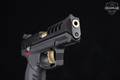 2020 Sturm Ruger SR22 TALO .22 LR Black/Gold in Very Good Condition Image 2