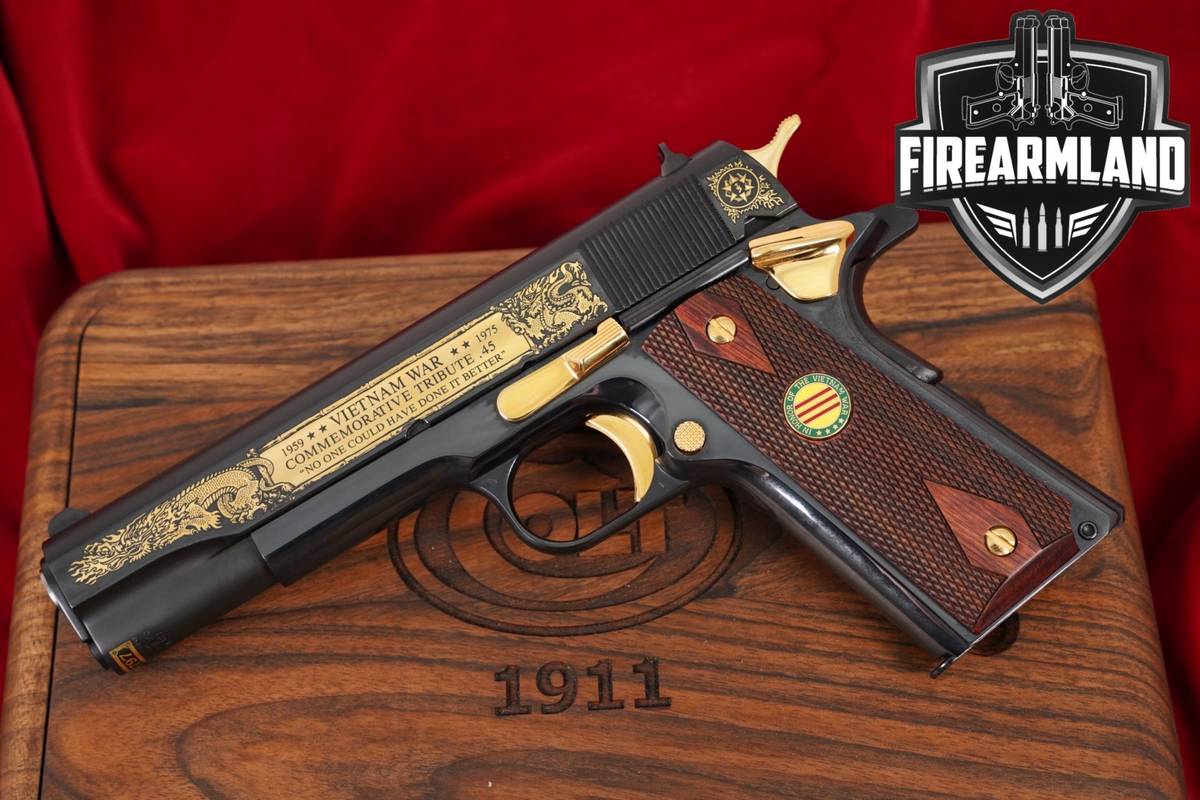 COMMEMORATIVE Colt Government Model Series 70 Vietnam War 1911 +ORIG CASE