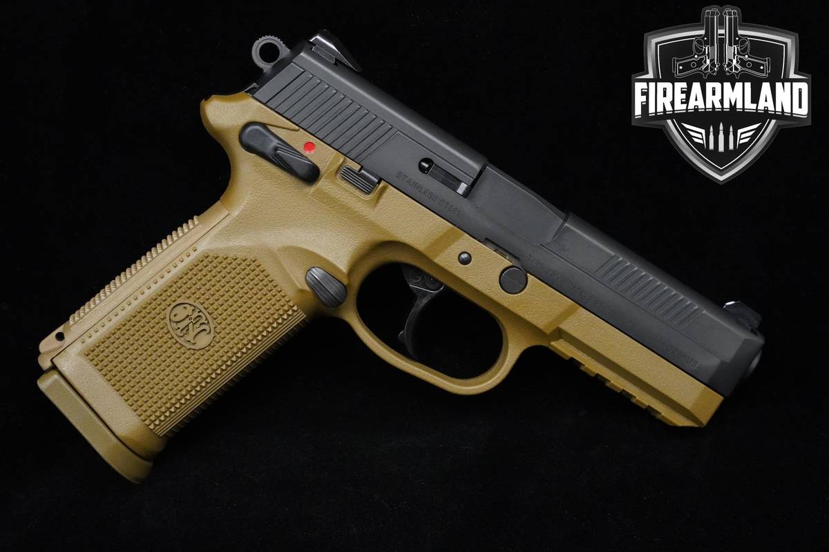 FN FNX-45 BLK/FDE 45 ACP 4.5" FNX-45 FNX45 45-Auto +3 10RD MAGS & ORIG CASE