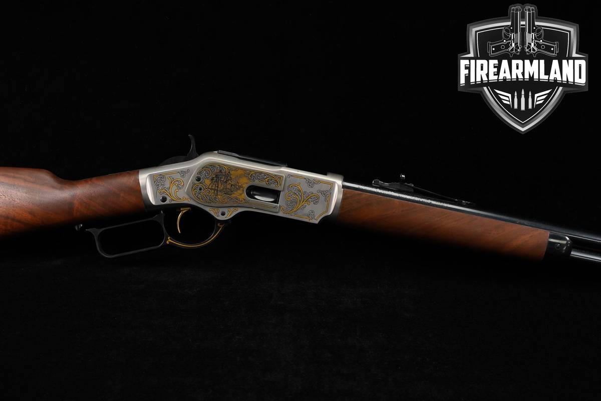 2015 Winchester Model 1873 Black Gold Short Rifle Miroku Japan ORIG BOX