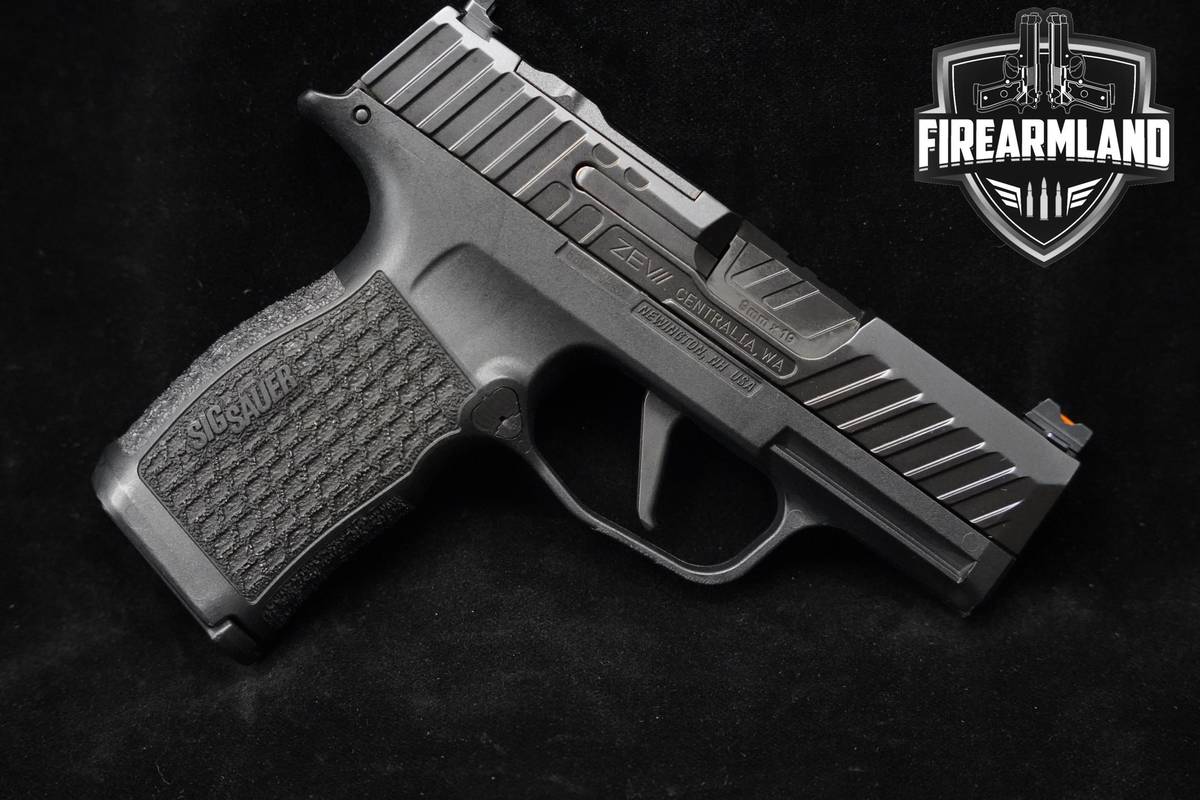 CUSTOM ZEV Sig Sauer P365X ZEV OPTIC READY 9mm P365X P-365-X +2 MAGS