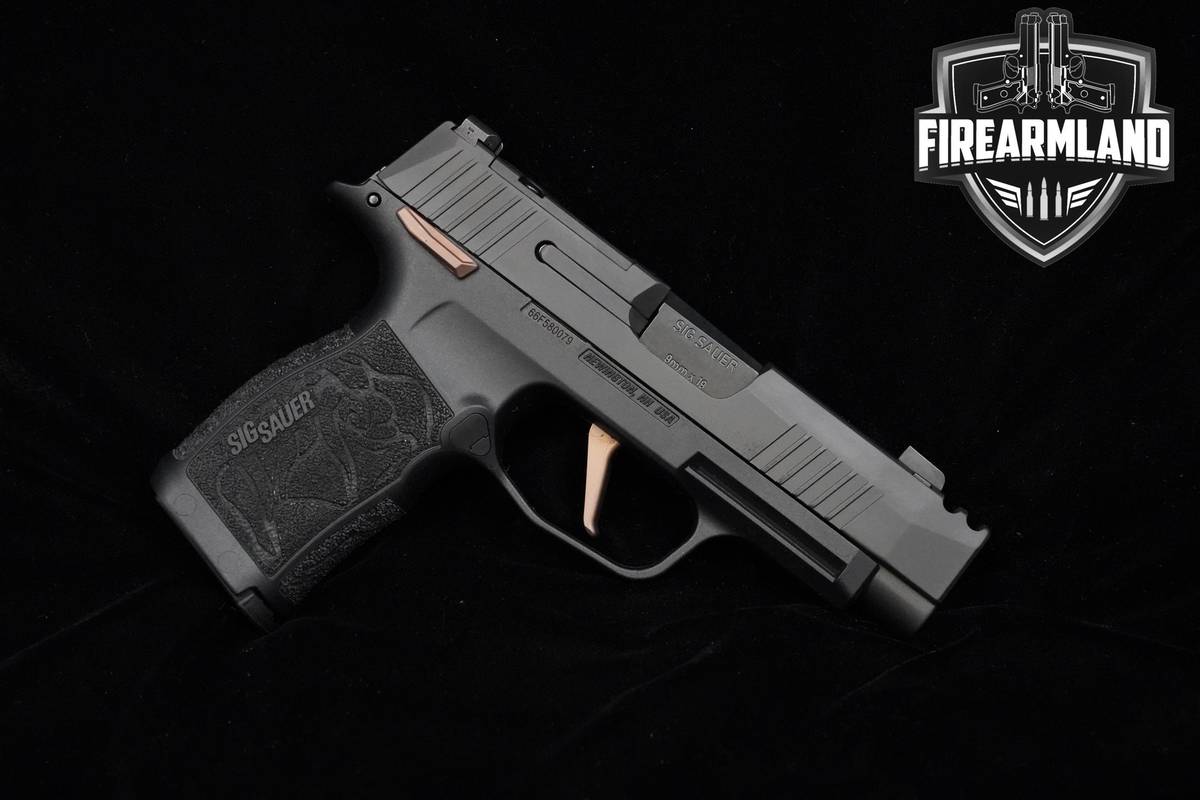 Sig Sauer P365 Rose Comp 9mm Sig-Sauer P365 P-365 P365XL +VAULTEK SAFE