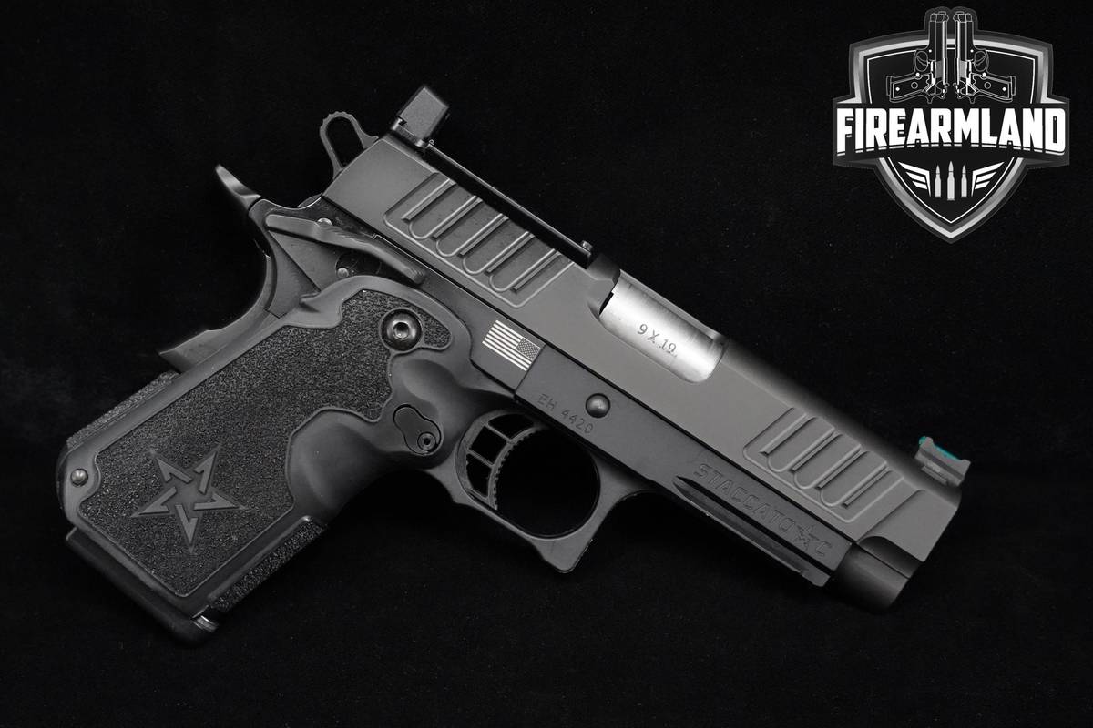 Staccato (STI) C 2011 9mm 1911 3.9" C-2011 1911 COMPACT +5MAGS & ORIG CASE
