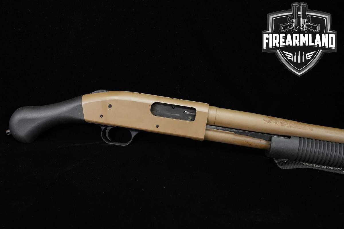 Mossberg 590 Shockwave 12-Gauge 14.375" FDE Home Defense Shotgun