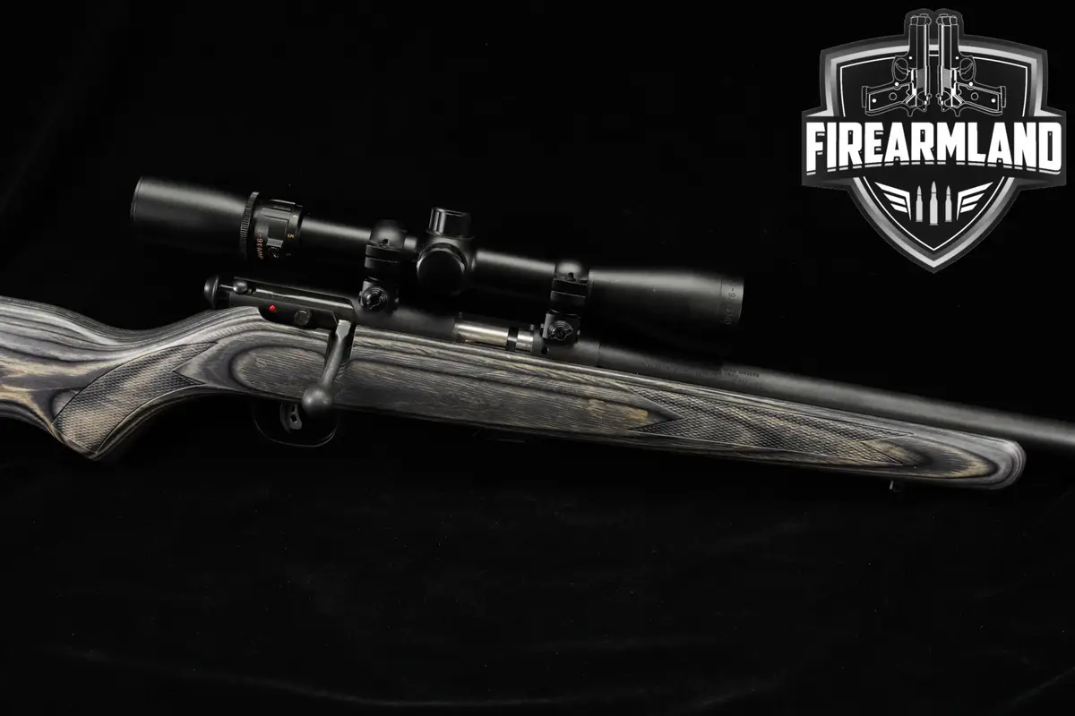Savage Arms Mark II 22LR 21" Blued & Gray Laminate MK 2 +SIGHTRON SCOPE