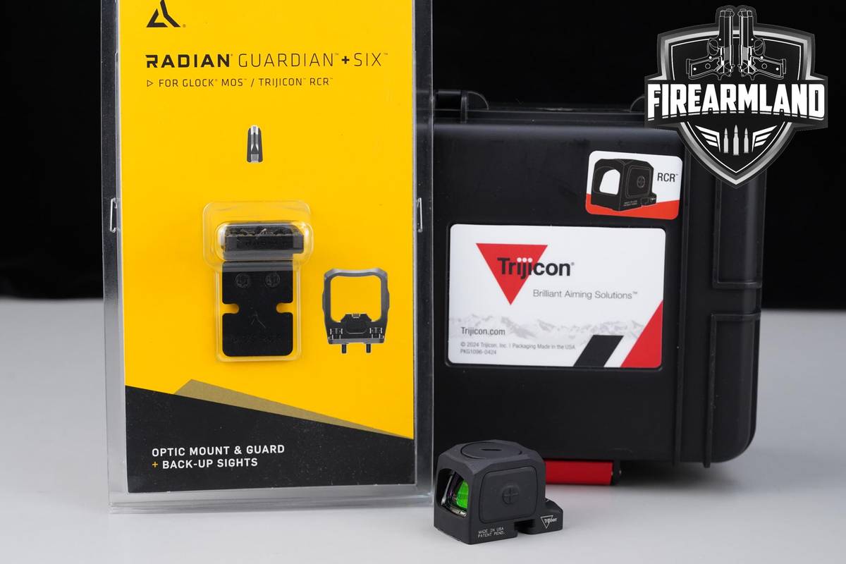 Trijicon RCR 3.25 MOA Red Dot & Radian Guardian +SIX +ORIG CASE