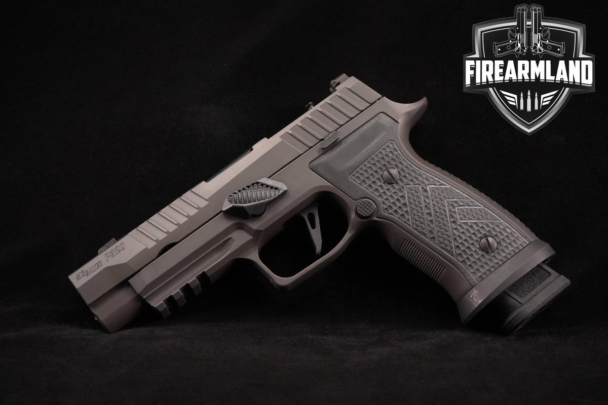 Sig Sauer P320-AXG Legion 9mm Comp P-320 OPTIC READY +ORIG CASE