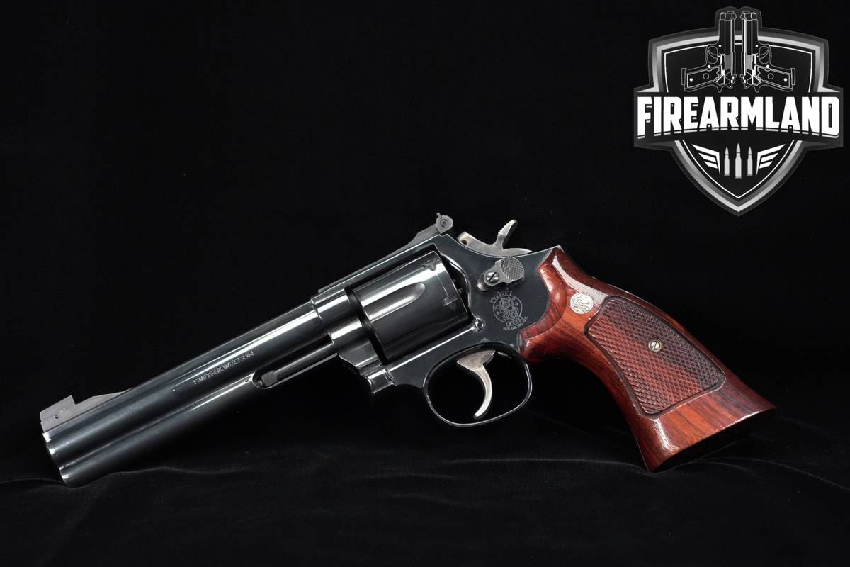 VINTAGE 1987 Smith & Wesson S&W Model 586-1 Distinguished Combat 357 Magnum