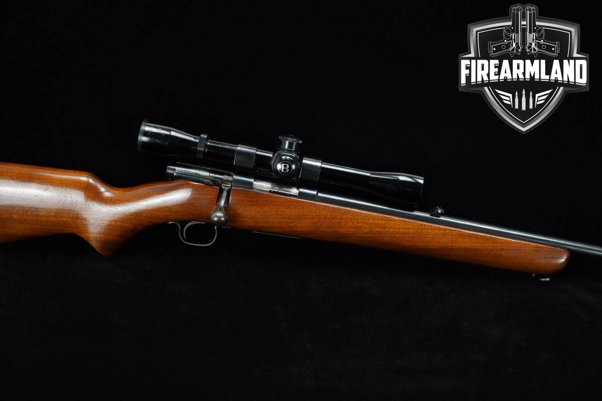 VINTAGE 1948 Winchester Model 43 218-Bee 24" Blued Winchester 43 +BUSHNELL