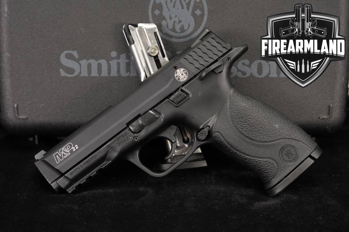 Smith & Wesson M&P22 22LR 4" S&W M&P 22 +2 MAGS & ORIG CASE