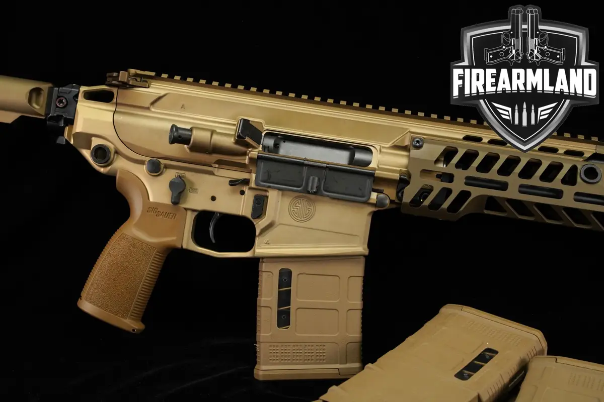Sig Sauer MCX-SPEAR 7.62 NATO 16" Coyote Tan +5 MAGS & ORIG CASE