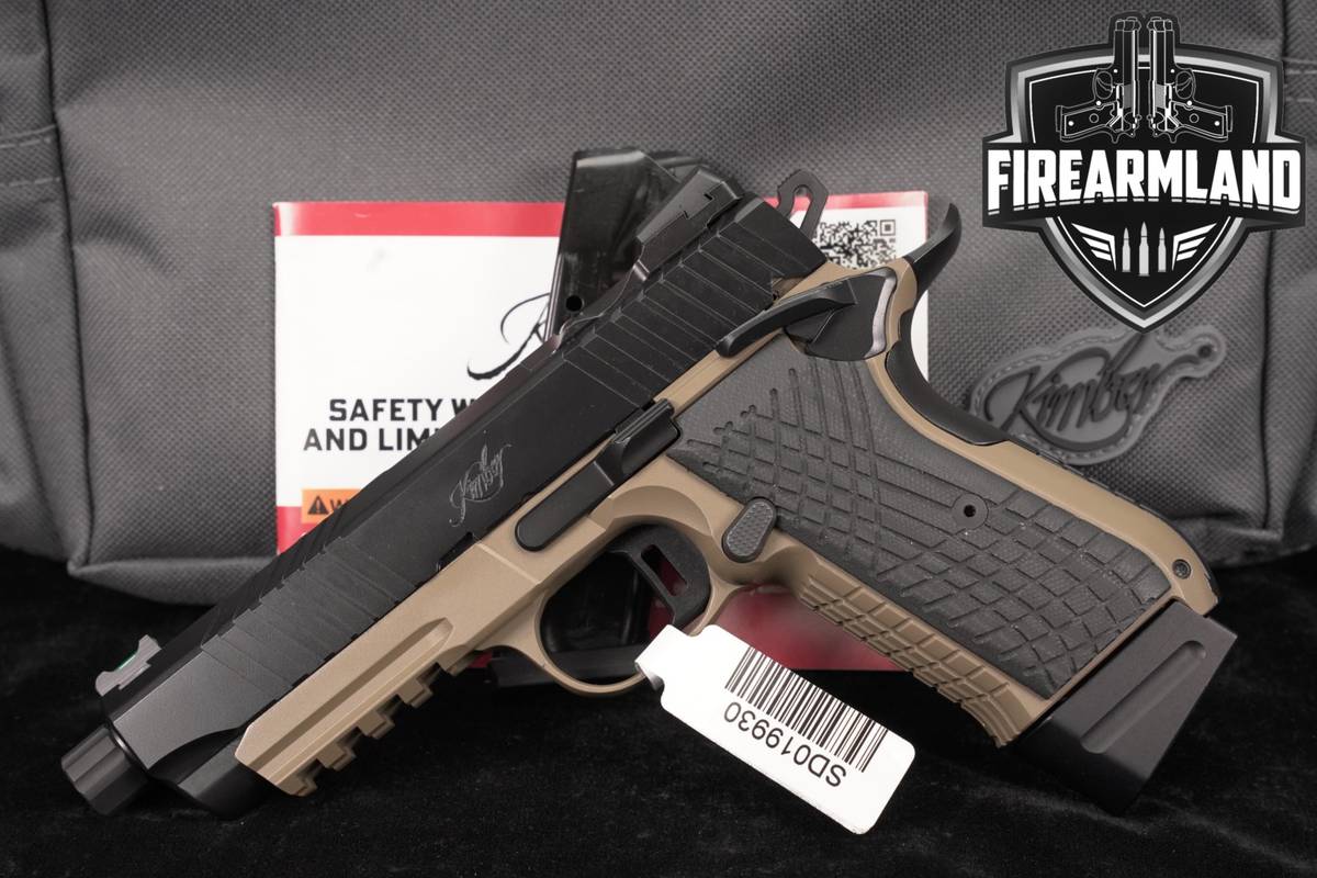 Kimber KDS9c Rail TFS 9mm Optics-Ready 4.6" FDE KDS-9c THREADED +2 MAGS
