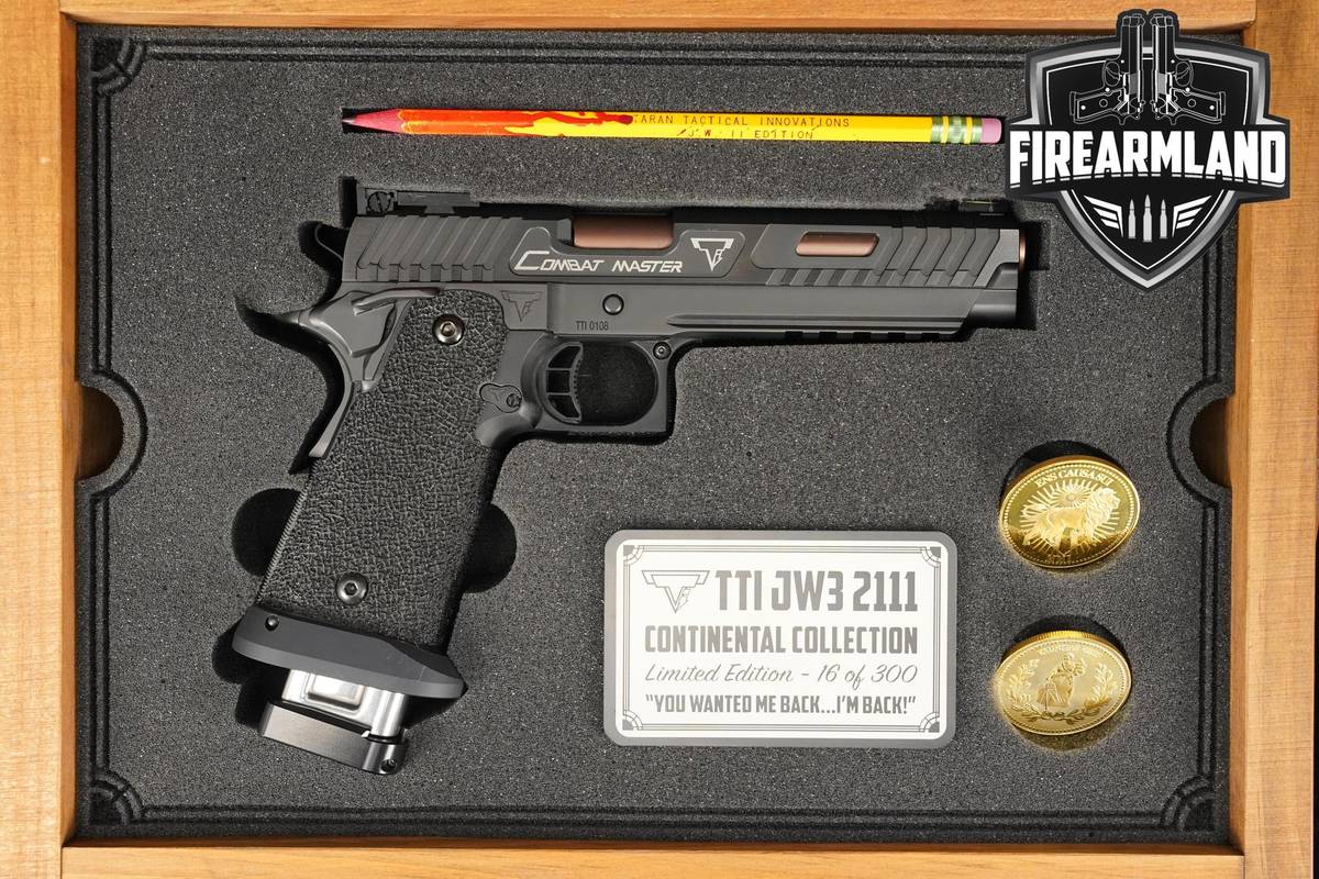 RARE 1 OF 300! Taran Tactical TTI 2011 Combat Master JW3 +PRESENTATION CASE