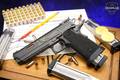 Taran Tactical (TTI) 2011 Combat Master JW3; Continental Collection; Limited Edition 9mm Luger Two-Tone Black & Gray in Like-New Condition Image 2