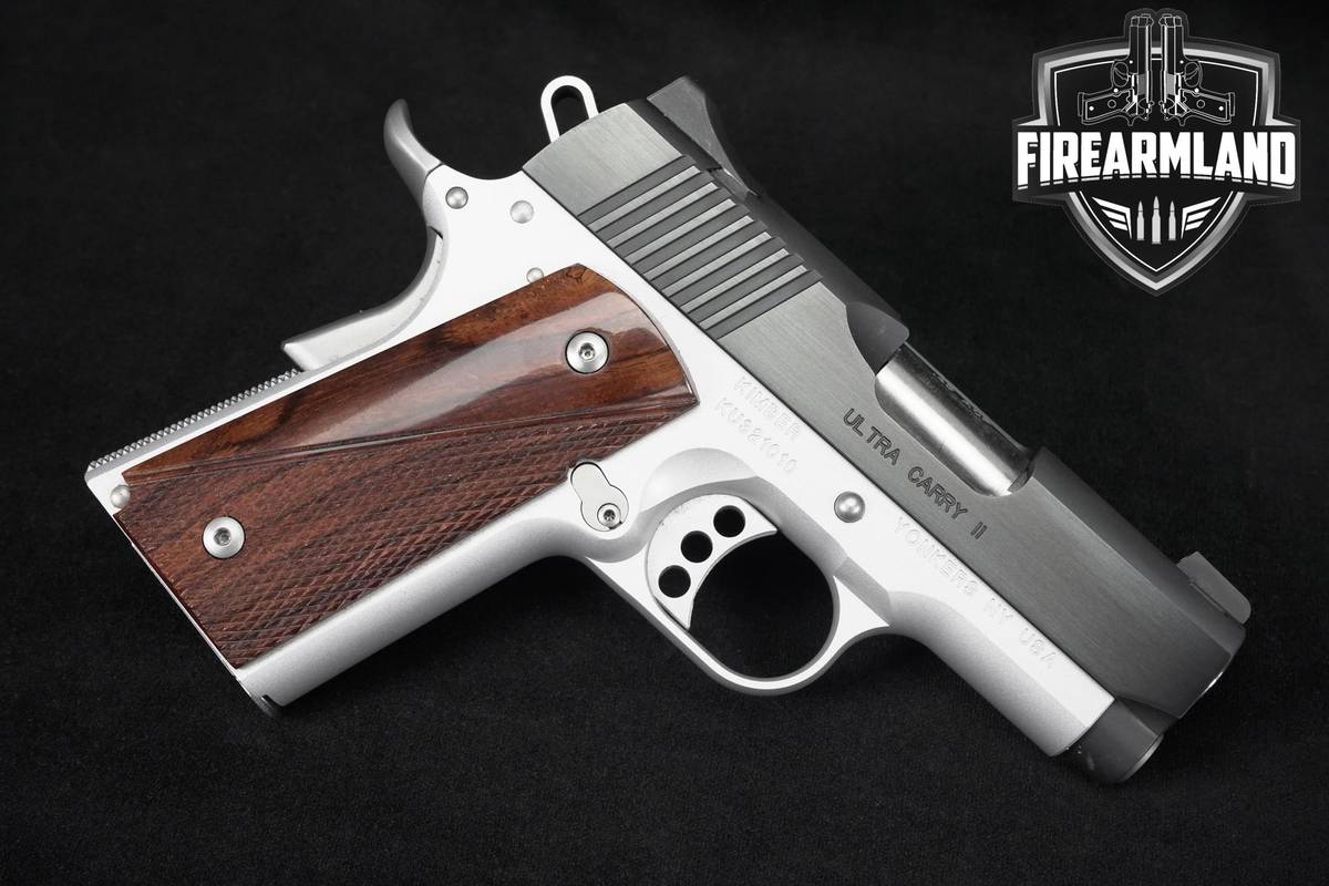 Kimber Ultra Carry II Two-Tone 45 ACP Micro 1911 3" SAO +OG CASE & HOLSTER