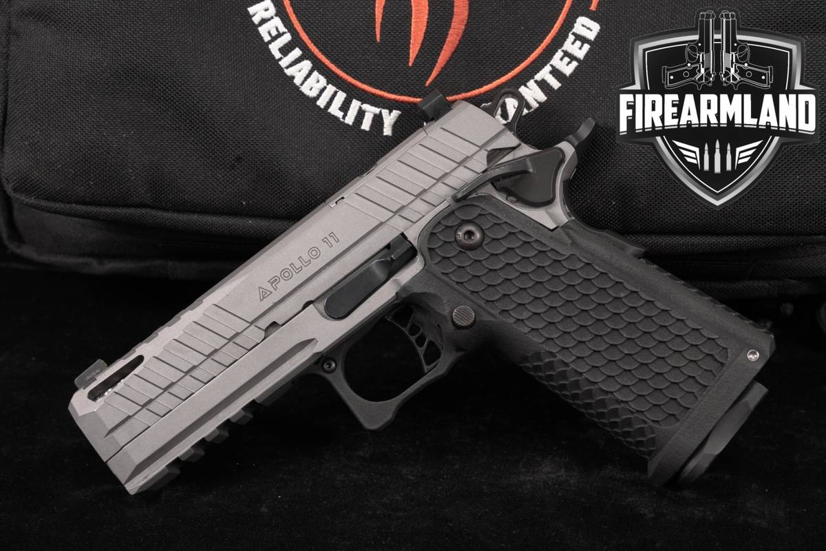 Live Free Armory Apollo 11 Compact 9mm OR Stainless 1911 2011 +ORIG CASE