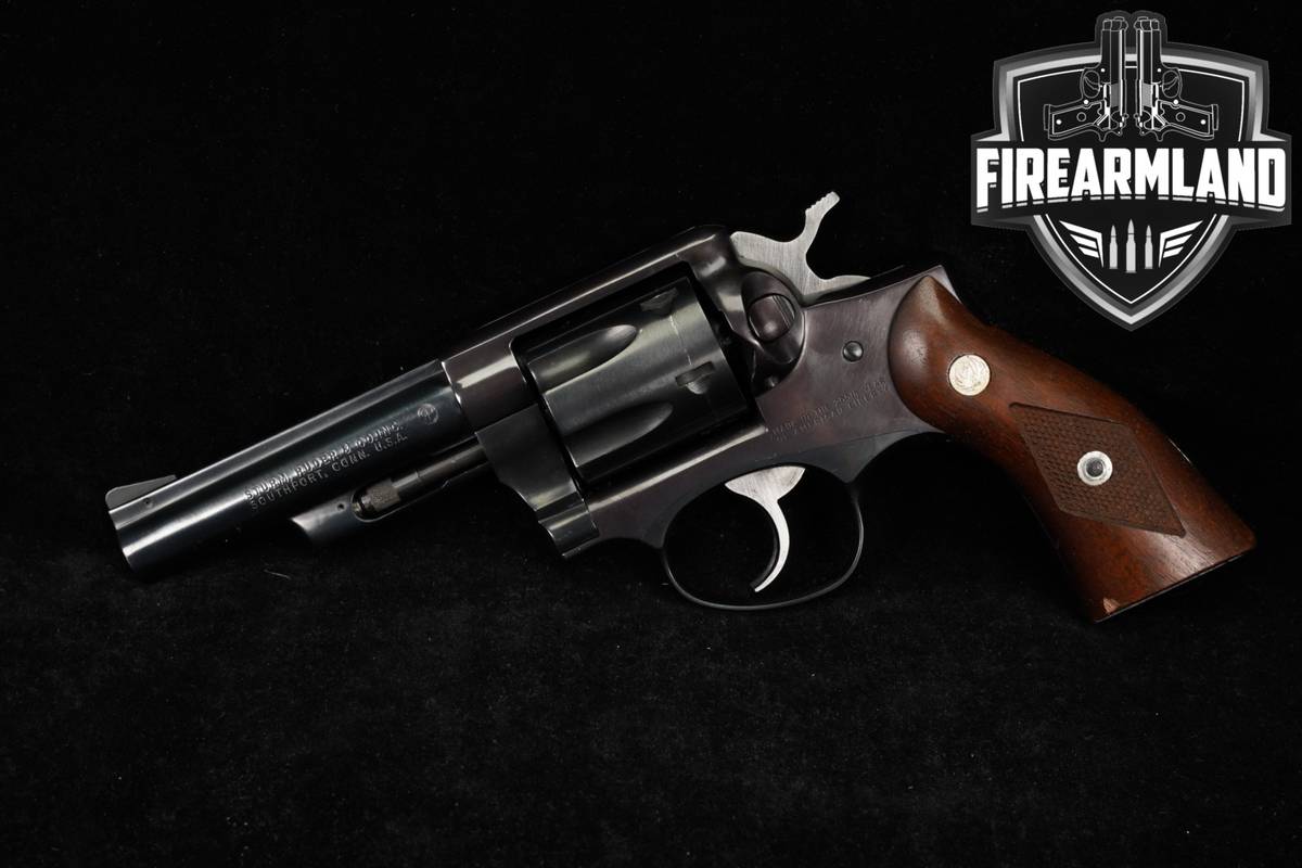 1976 Ruger Police Service-Six 357 Magnum 4" Blued DA/SA 6