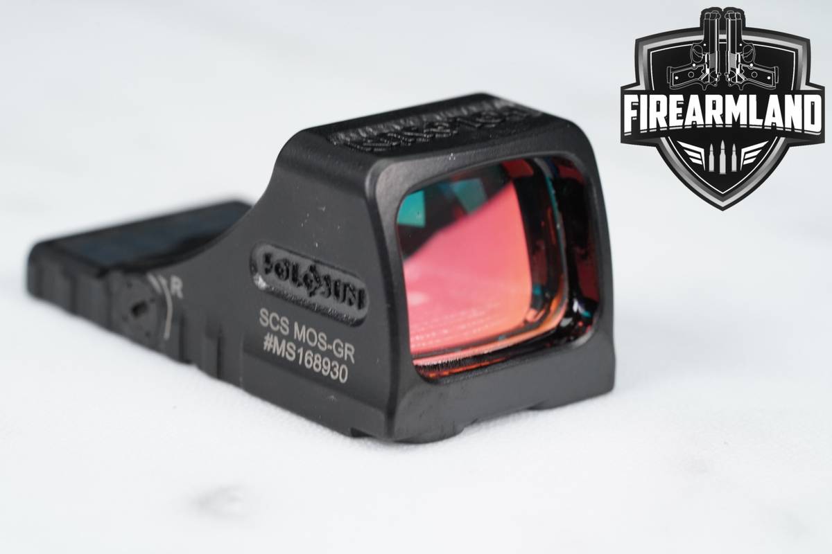 Holosun SCS MOS-GR Green 2 MOA Dot & 32 Circle Red Sight HESCSMOSGR
